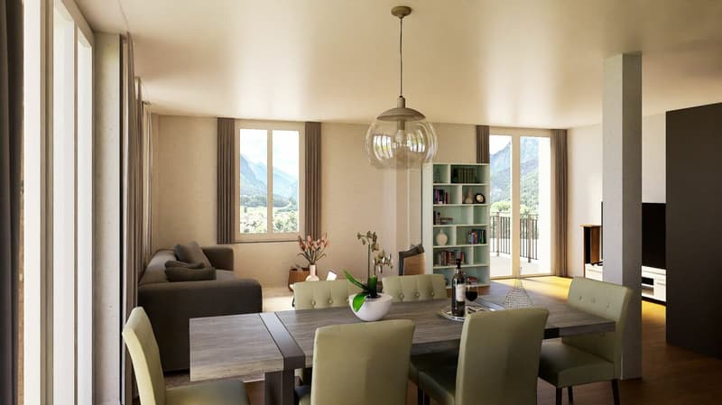 Nuovo attico 4,5 locali n° 18 in un edificio residenziale Schönbühl 360° a Wilderswil (6)