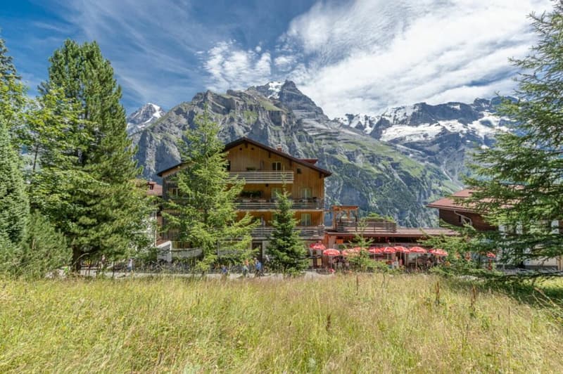 1-Bedroom Apartment With Outdoor Seating In Haus Murmeli, Mürren (1)