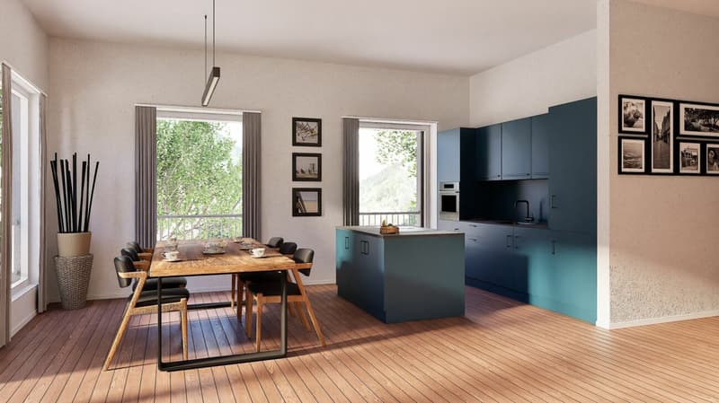 Newbuild 3 Bedroom Apartment No. 14 in the Schönbühl 360° Development, Wilderswil (8)