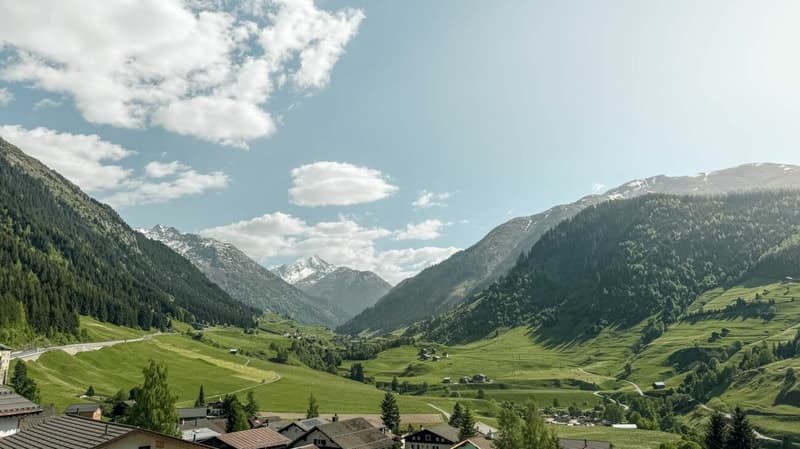 Aussicht Richtung Lukmanierpass
