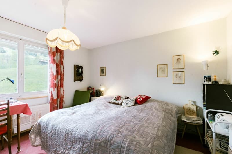 Appartamento accogliente di 2 locali con vista sulla montagna nel chalet Eggli (10)