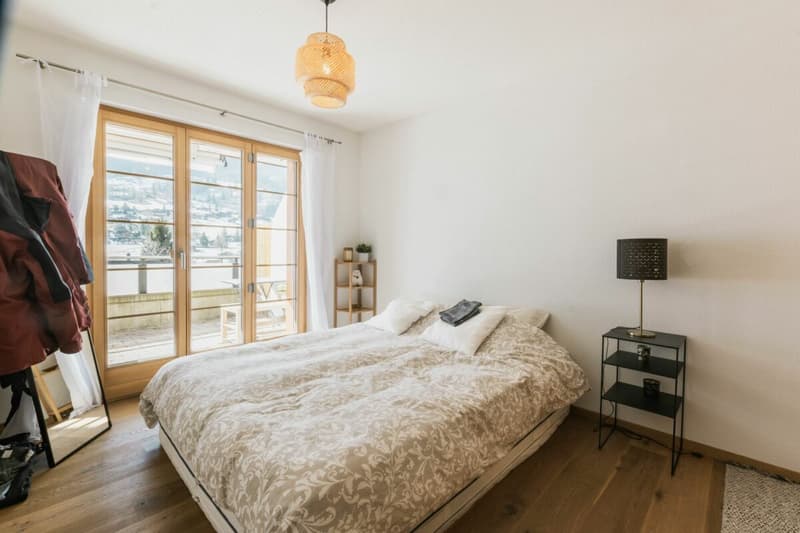 Terrassenwohnung mit Bergblick - 4.5-Zimmer-Erstwohnung im Chalet Aquila (8)