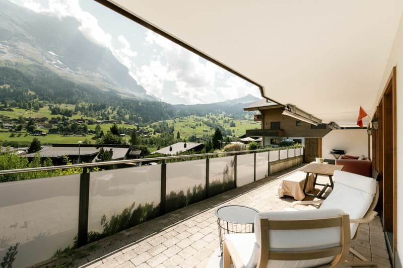 Terrassenwohnung mit Bergblick - 4.5-Zimmer-Erstwohnung im Chalet Aquila (15)