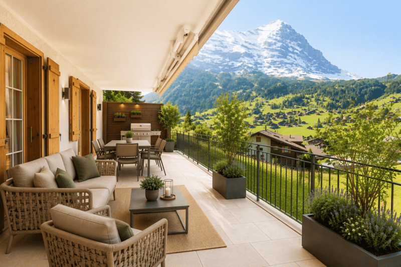 Wohnen mit Aussicht - Exklusive 4.5-Zimmerwohnung im Chalet Nagano (23)