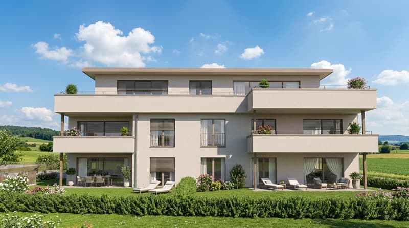 Modern living with style - exclusive rental apartments in Biberist - 2 1/2 room attic apartment (5)