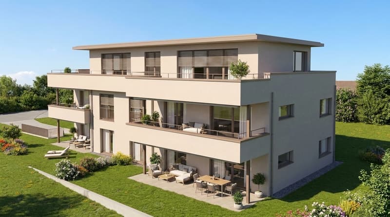 Abitare moderno con stile - appartamenti in affitto esclusivi a Biberist - appartamento in attico 3 1/2 locali (6)