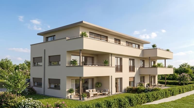 Vivere moderno con stile - appartamenti in affitto esclusivi a Biberist - appartamento 3 1/2 locali B2 (1)