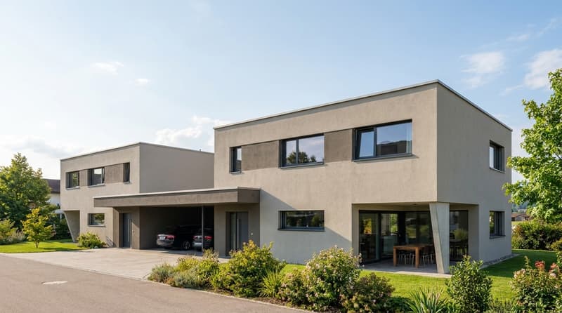 ARCHITETTURA SENZA TEMPO DUE CASE UNIFAMILIARI A WIEDLISBACH - Casa A (1)