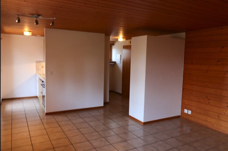 Wohnzimmer mit Küche
