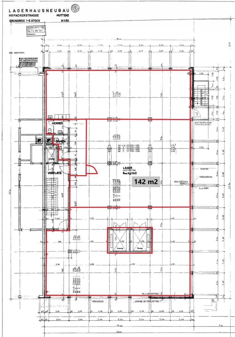 Büro- und Gewerbefläche, 142 m2, individuell ausbaubar, an ideal erschlossener Lage in Muttenz, BL (3)