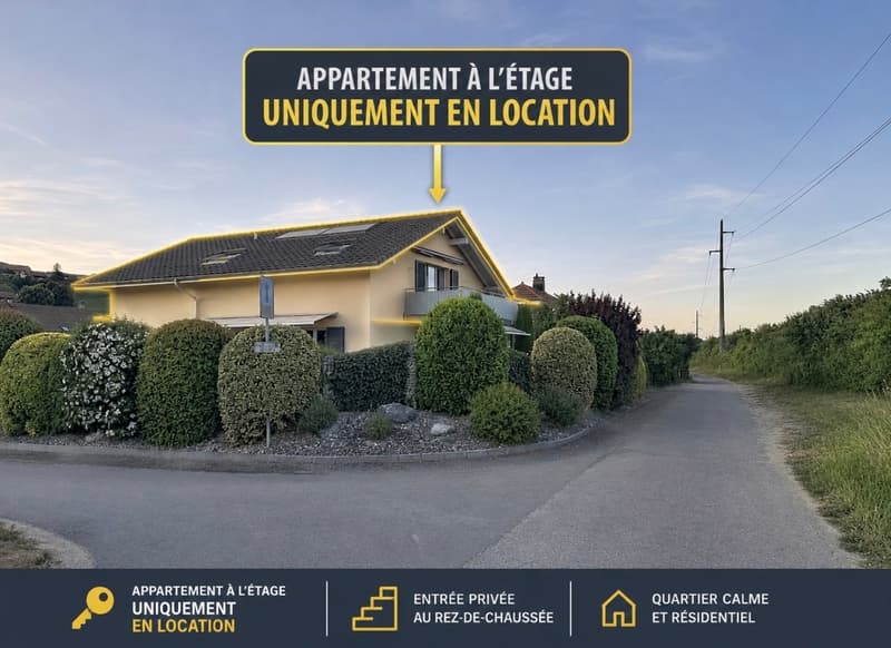 APPARTEMENT 3½ PIÈCES À SALAVAUX (VD), MEUBLÉ, DURÉE DÉTERMINÉE (10)