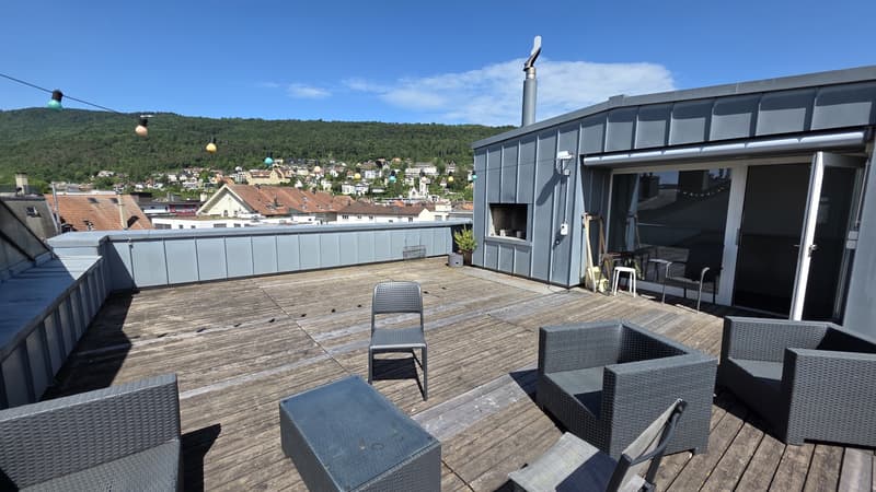 APPARTEMENT 3½ PIÈCES À BIEL/BIENNE (BE), MEUBLÉ, DURÉE DÉTERMINÉE (10)