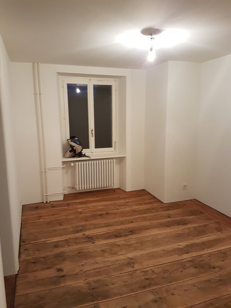 Beautiful, modern old building apartment with old, refreshed Langriehmen wooden floor in the village center (7)
