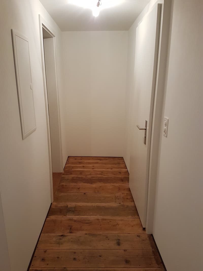 Beautiful, modern old building apartment with old, refreshed Langriehmen wooden floor in the village center (3)