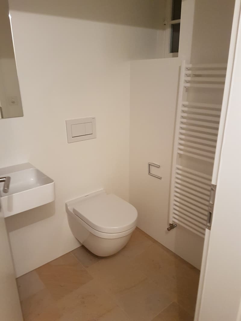 Beautiful, modern old building apartment with old, refreshed Langriehmen wooden floor in the village center (4)