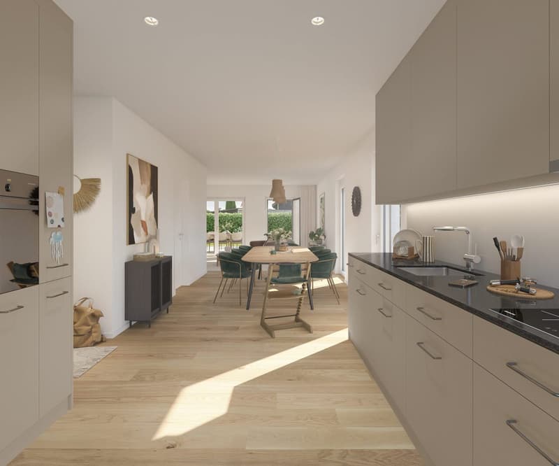 Casa a schiera nuova in una posizione familiare (4)