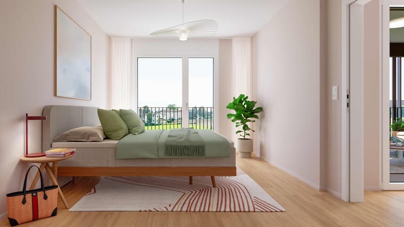 Musterwohnung Schlafzimmer