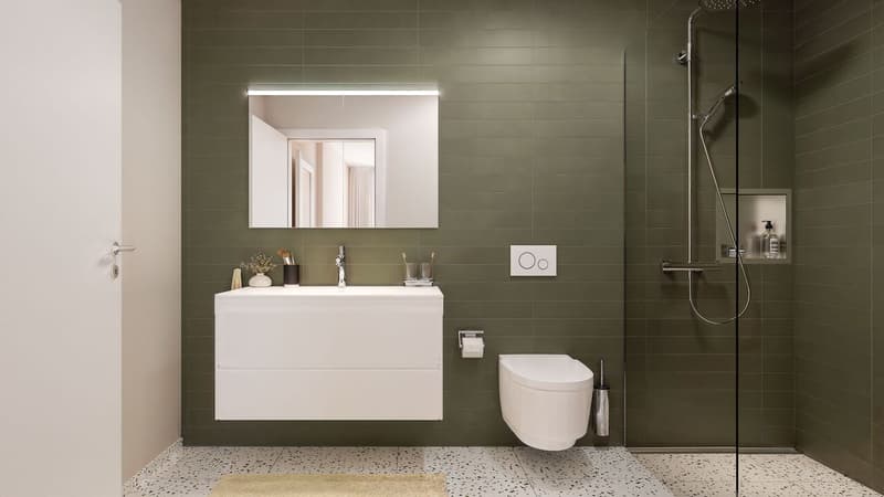 Musterwohnung Dusche