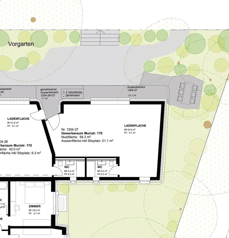 Grundriss Gewerbe