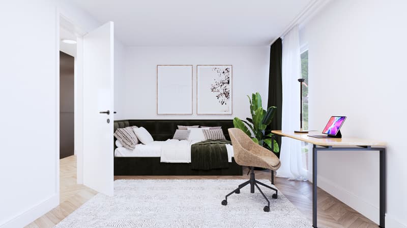 Spacious 5.5-room apartment with terrace (south) and loggia (8)
