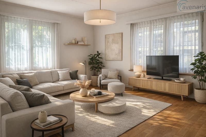 Wohnzimmer Obergeschoss Visualisierung
