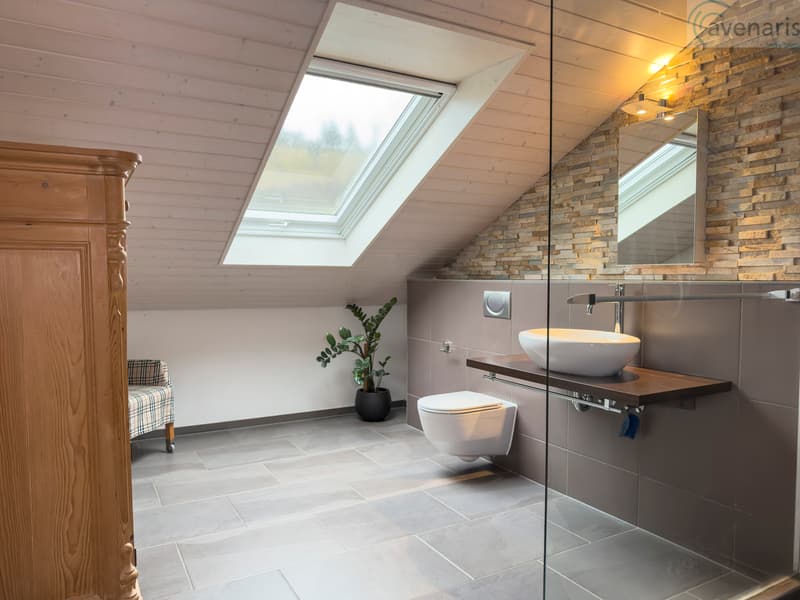 Badezimmer Dachgeschoss