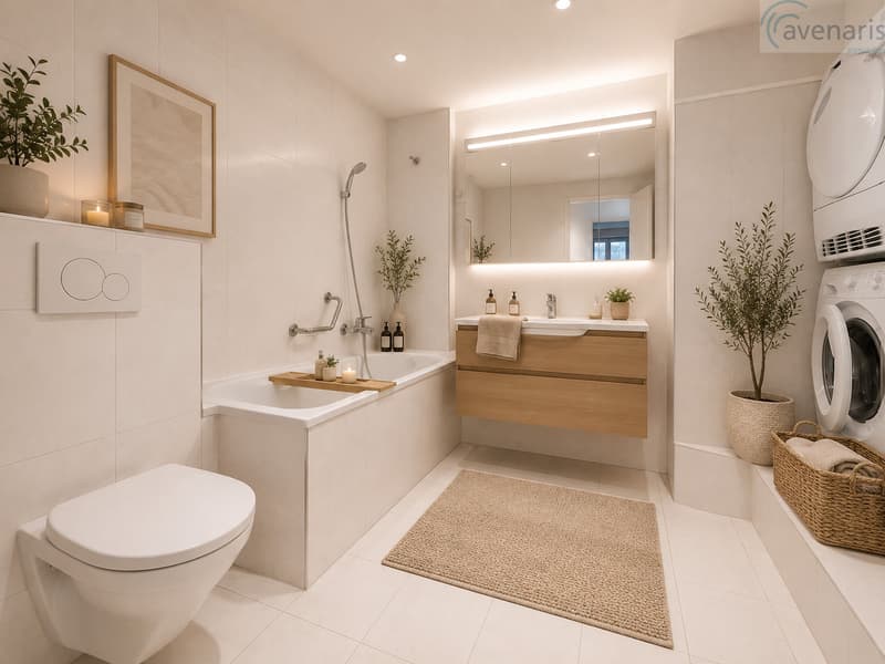 Badezimmer Visualisierung / Rendu de salle de bains / Bathroom Visualization / Rendering del bagno