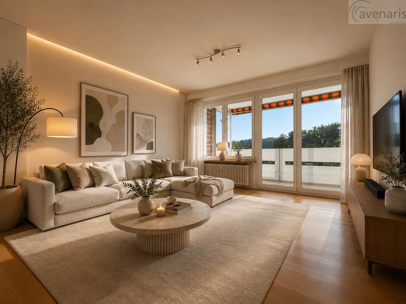 Wohnzimmer Visualisierung