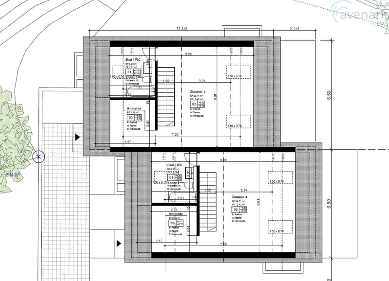 Grundriss Dachgeschoss