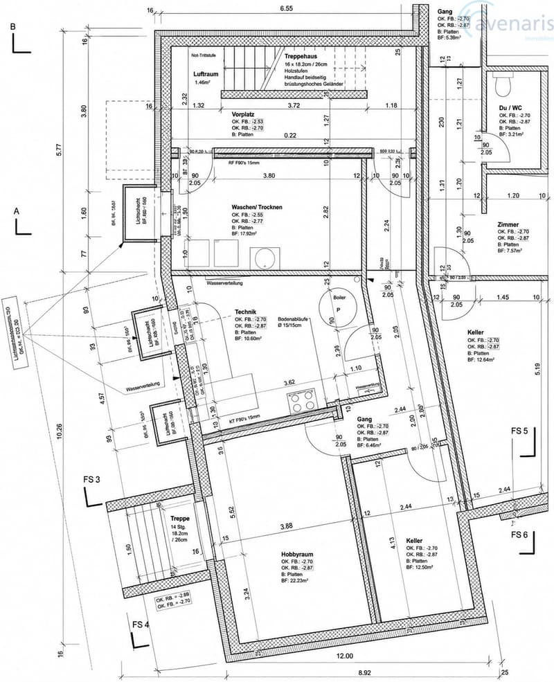 Grundriss Untergeschoss
