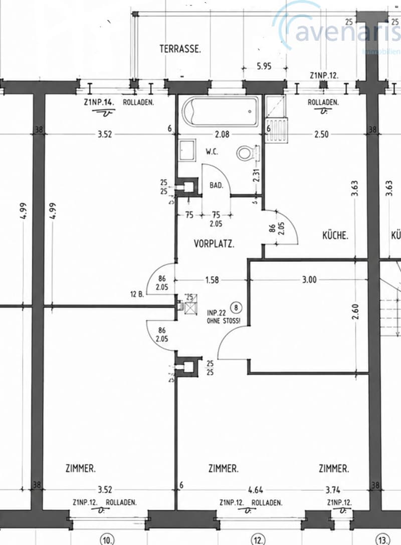 Grundriss Obergeschoss