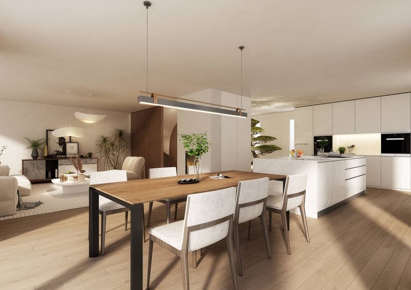 Baustart erfolgt: Neubau: Exklusives 6 1/2-Zimmer-Doppeleinfamilienhaus mit Doppel-Garage an bevorzugter Lage (4)