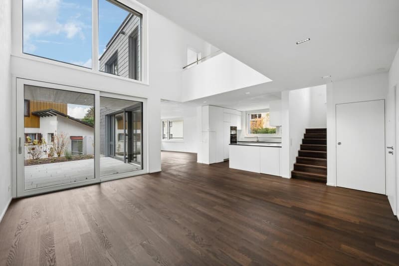Edificio nuovo: appartamento-mansarda di 5 1/2 locali con giardino in una posizione preferita ad Arlesheim (3)