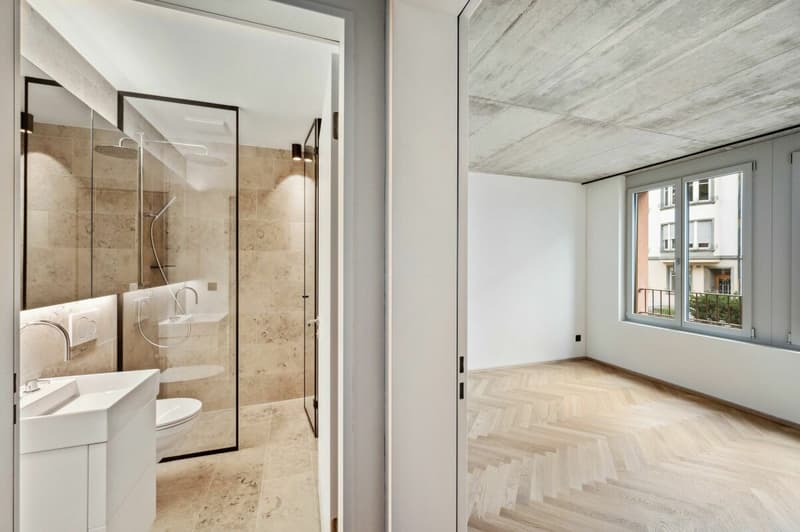 Nouveau bâtiment : Appartement exclusif 3 pièces et demi dans un emplacement préféré (6)