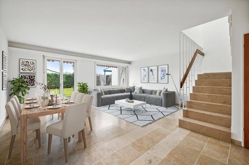 Maison de ville semi-détachée de 4 1/2 pièces avec salle de loisirs, jardin potager et garage (5)