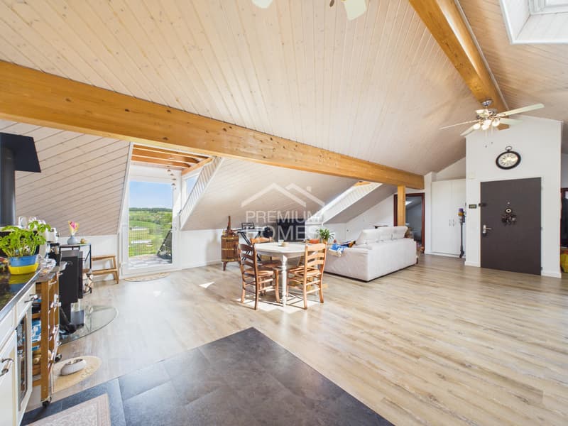 1676 Chavannes-les-Forts - 4.5 room attic with natural view (1)