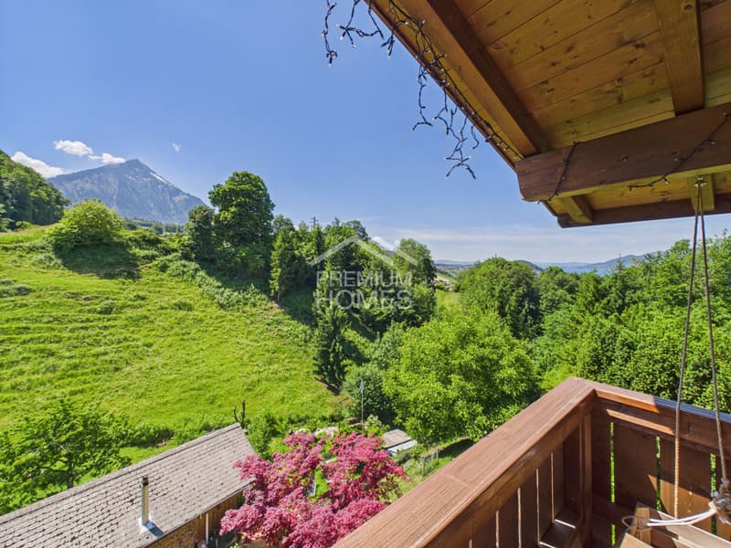 Maison avec vue sur le lac et les Alpes (2)