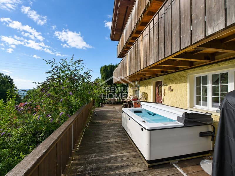 Maison avec vue sur le lac et les Alpes (9)