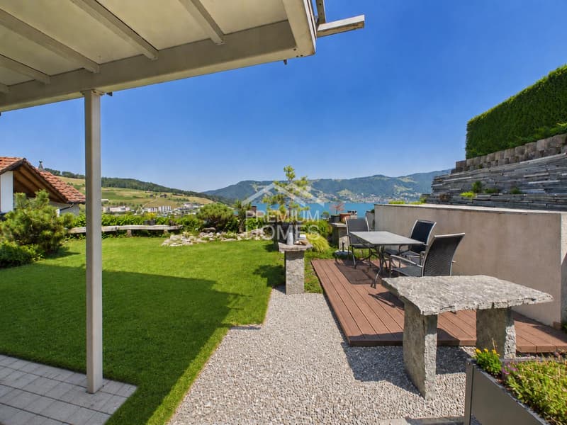 Exklusive Gartenwohnung mit traumhaftem See- und Bergpanorama (7)