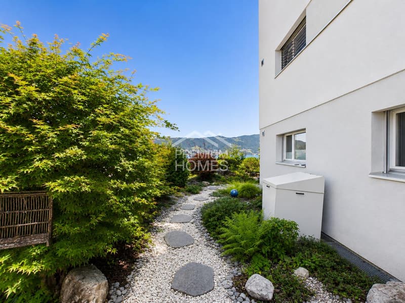 Exklusive Gartenwohnung mit traumhaftem See- und Bergpanorama (5)