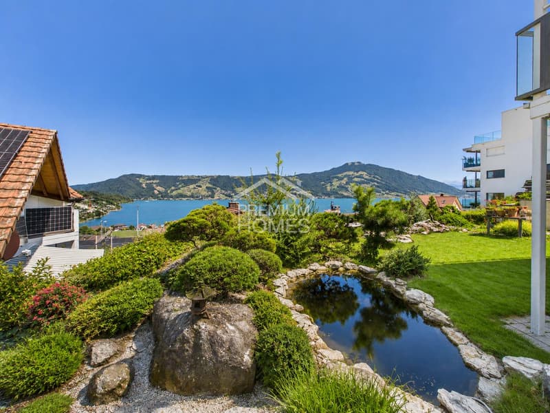 Exklusive Gartenwohnung mit traumhaftem See- und Bergpanorama (6)