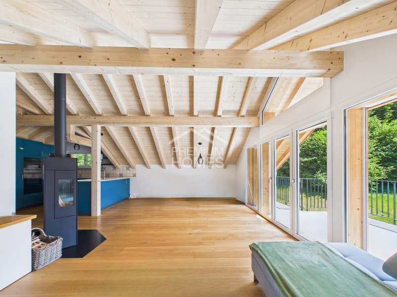 A home with a view of Niesen - spacious 5.5-room maisonette! (12)