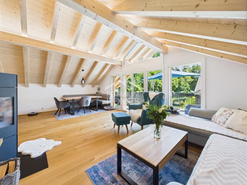 A home with a view of Niesen - spacious 5.5-room maisonette! (2)