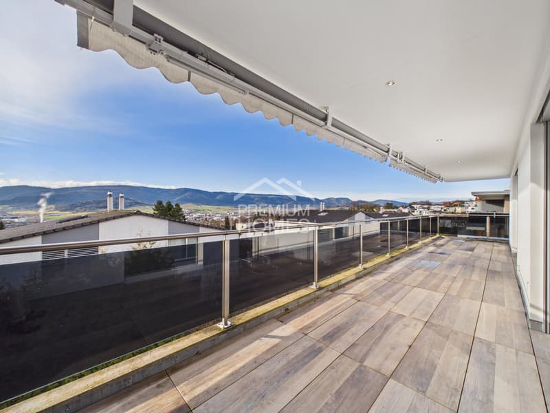 Penthouse avec vue imprenable sur Delémont et les montagnes (6)