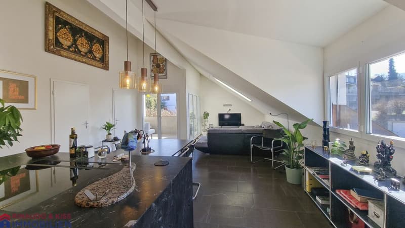 Exclusive attic apartment with balcony - modern & new (3)