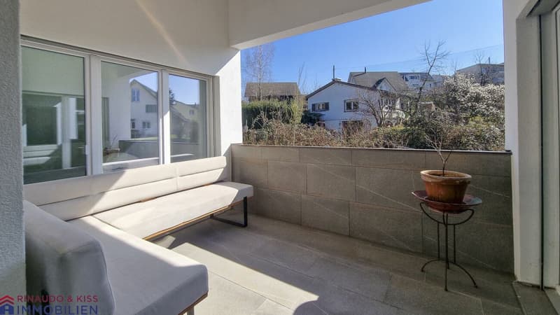 Exclusive attic apartment with balcony - modern & new (8)