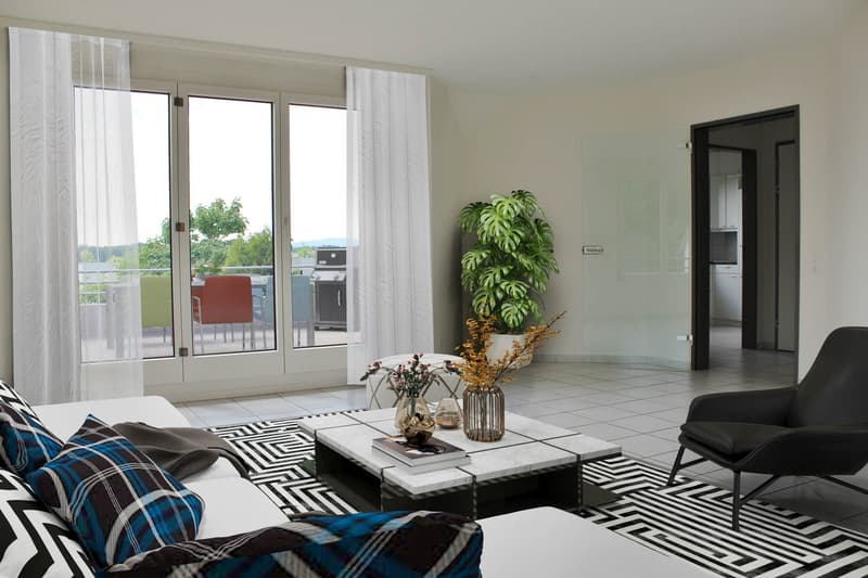 Bellissimo, luminoso appartamento mansardato a maisonnette (4)