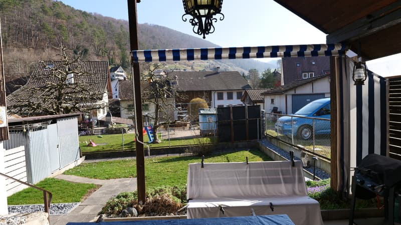 Blick aus der Küche nach Osten
