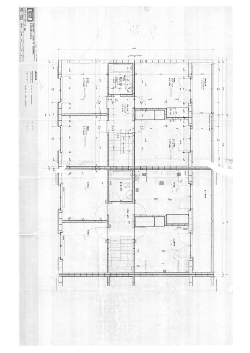 Grundrissplan 1. OG