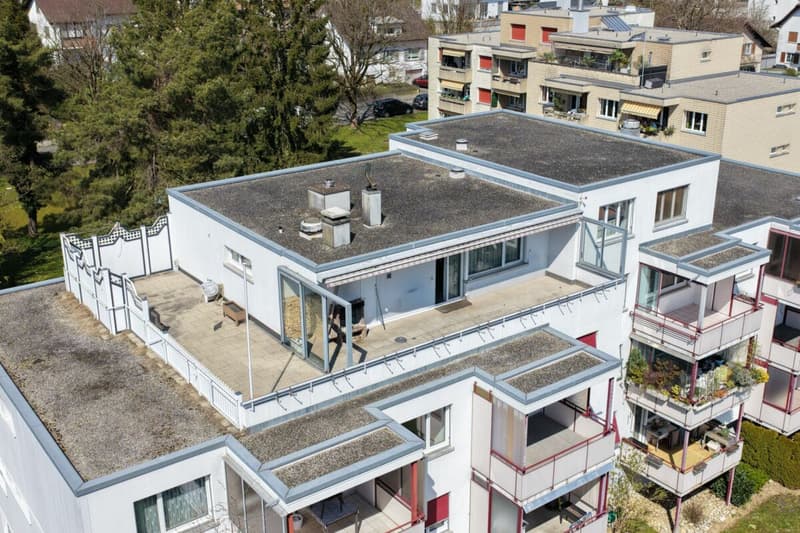 Great attic apartment with panoramic terrace, Alpine view (1)